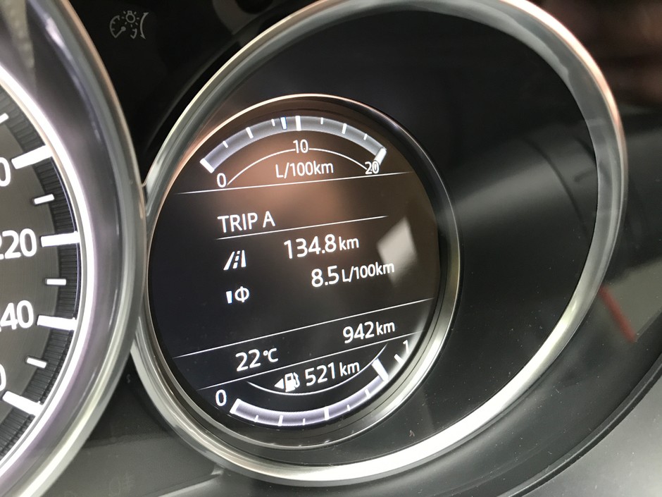 Średnie zużycie paliwa po jeździe w miejskich korkach i szybkiej podróży po autostradzie