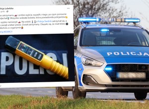 Z tym Audi było coś nie tak. Gdy kierowca wysiadł, wszystko stało się jasne