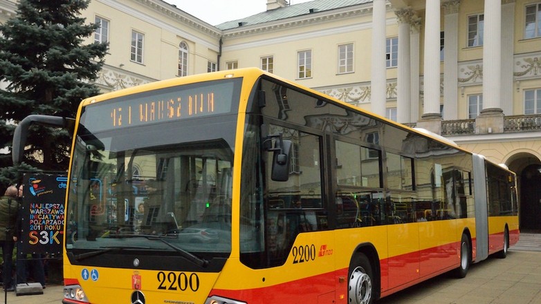 Nowe autobusy Mercedesa w Warszawie