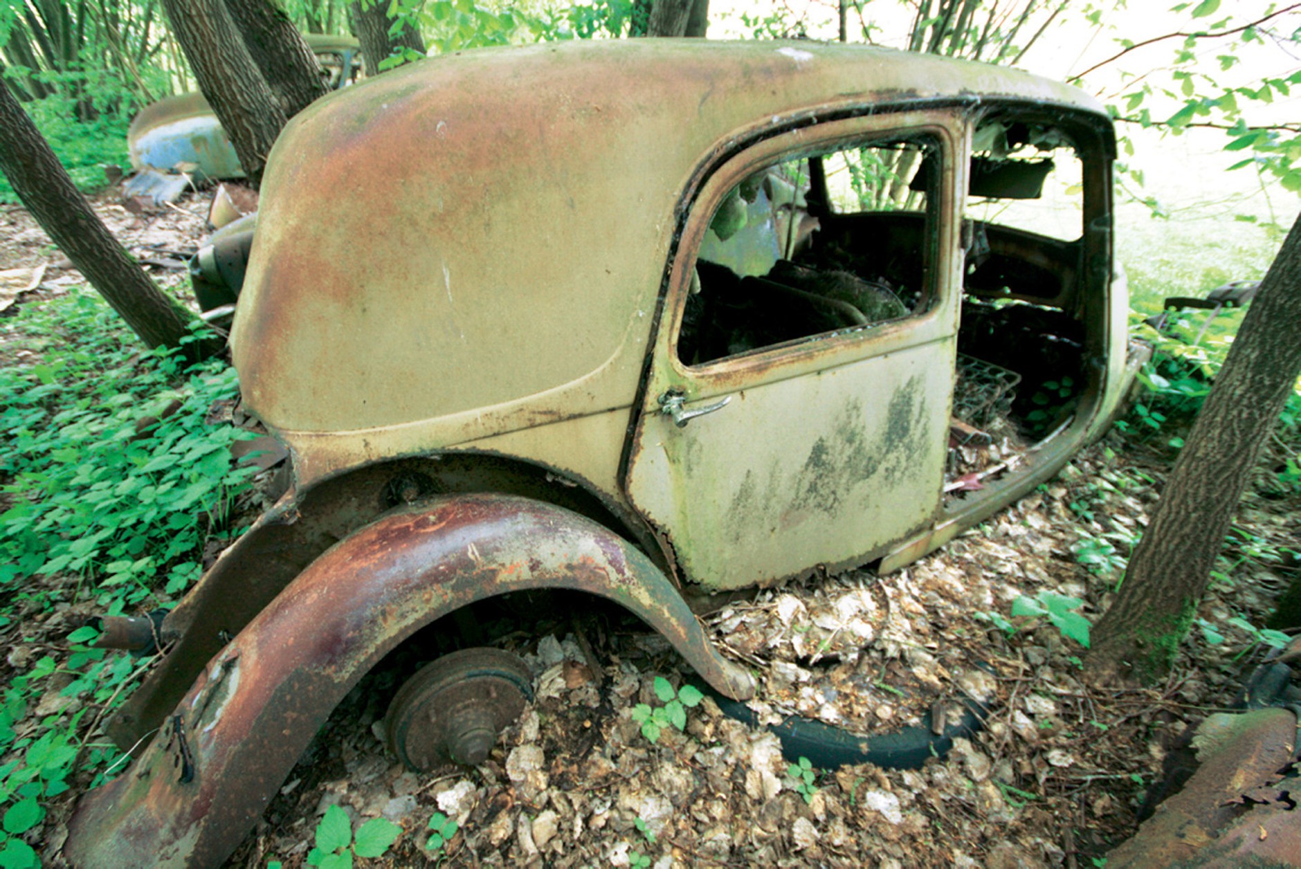 Cmentarzysko aut Niemcy