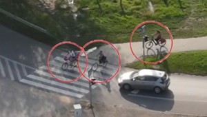 Policjanci obserwowali rowerzystów. "Muszą liczyć się z mandatami" [WIDEO]