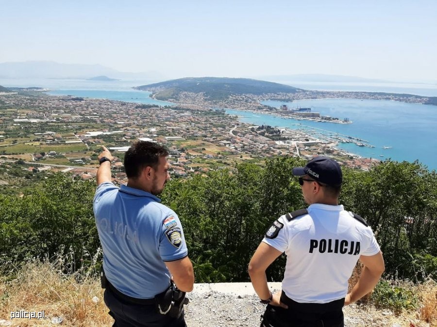 Polska policja w Chorwacji