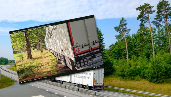 Ciężarówka utknęła w szwedzkim rezerwacie przyrody. Kierowca przez ponad miesiąc czekał na ratunek