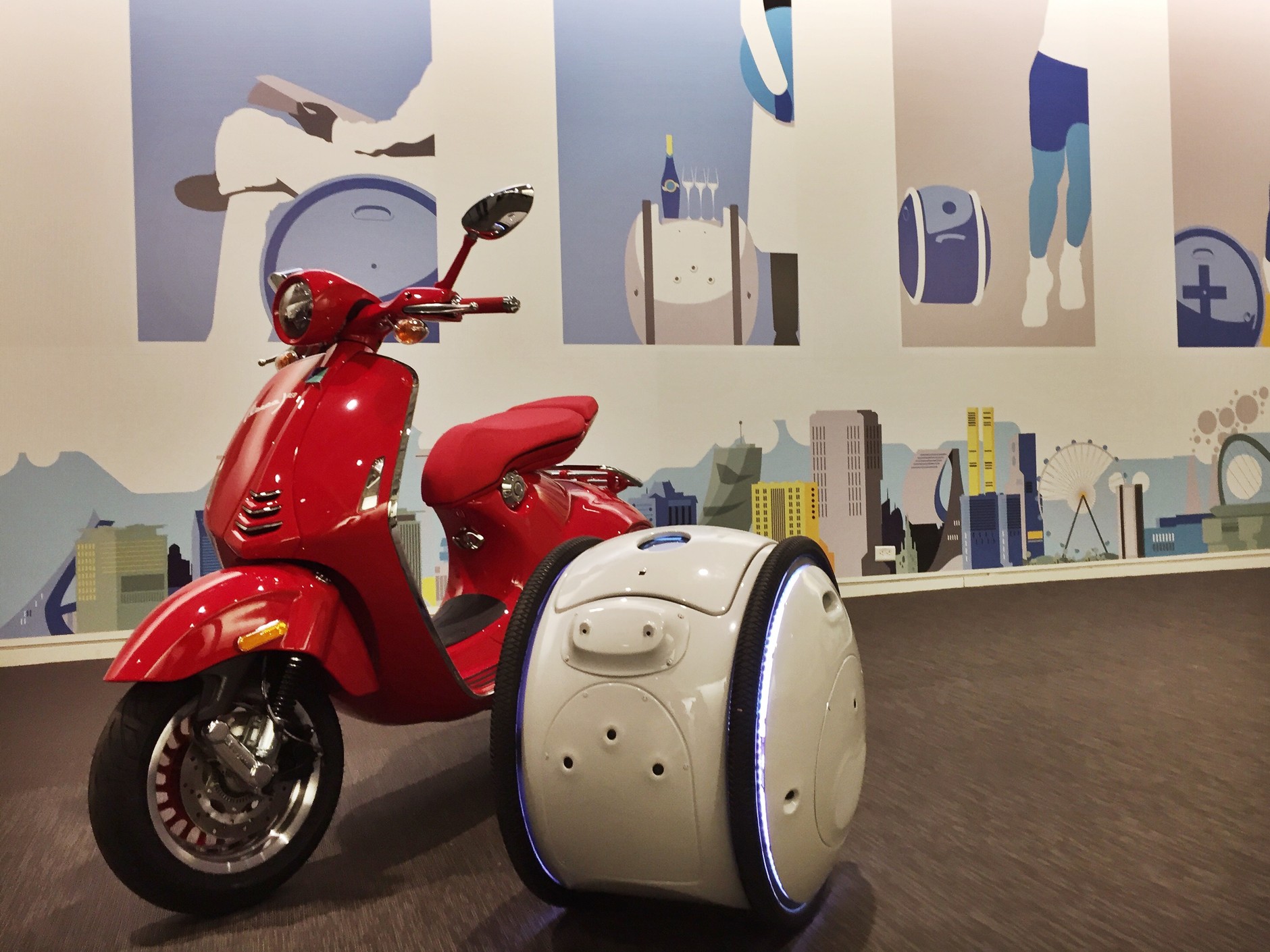 Vespa 946 oraz nowa Gita