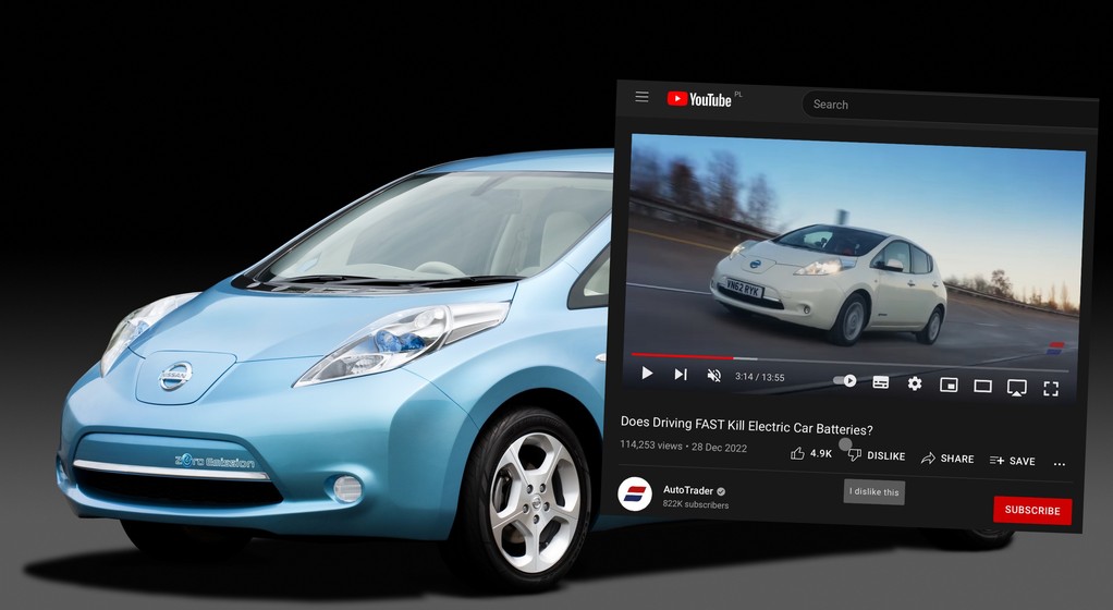 Nissan Leaf w dość specyficznych warunkach przejechał zaledwie 35 km