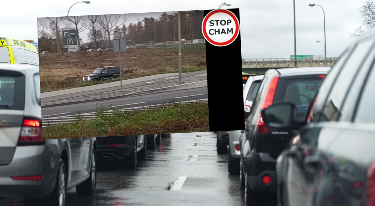 Pomylił drogę publiczną z torem offroadowym. Kierowcę poniosło