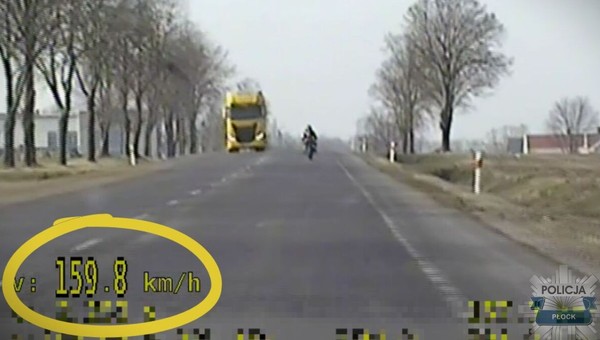 Chciał przepalić motocykl i stracił prawo jazdy