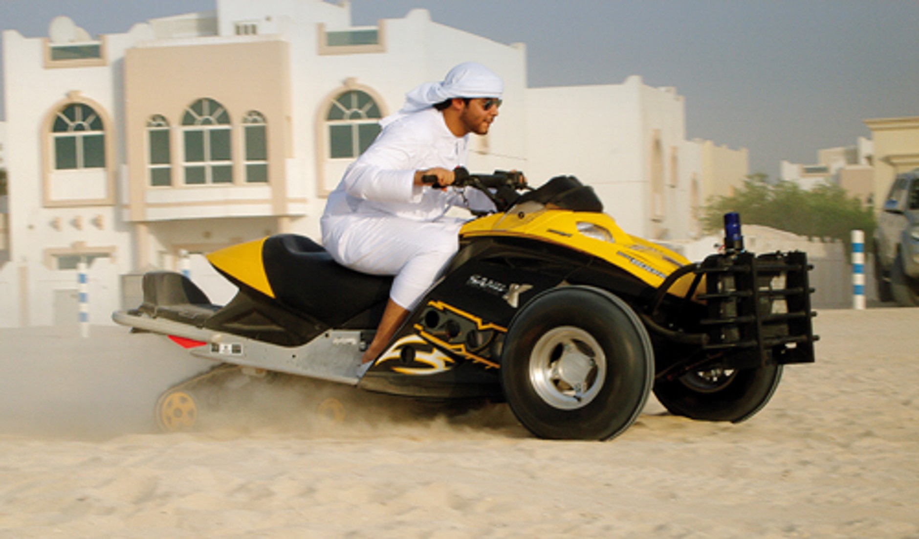 Skuter piaskowy Sand-X - Pojazd śnieżny  dla... szejków
