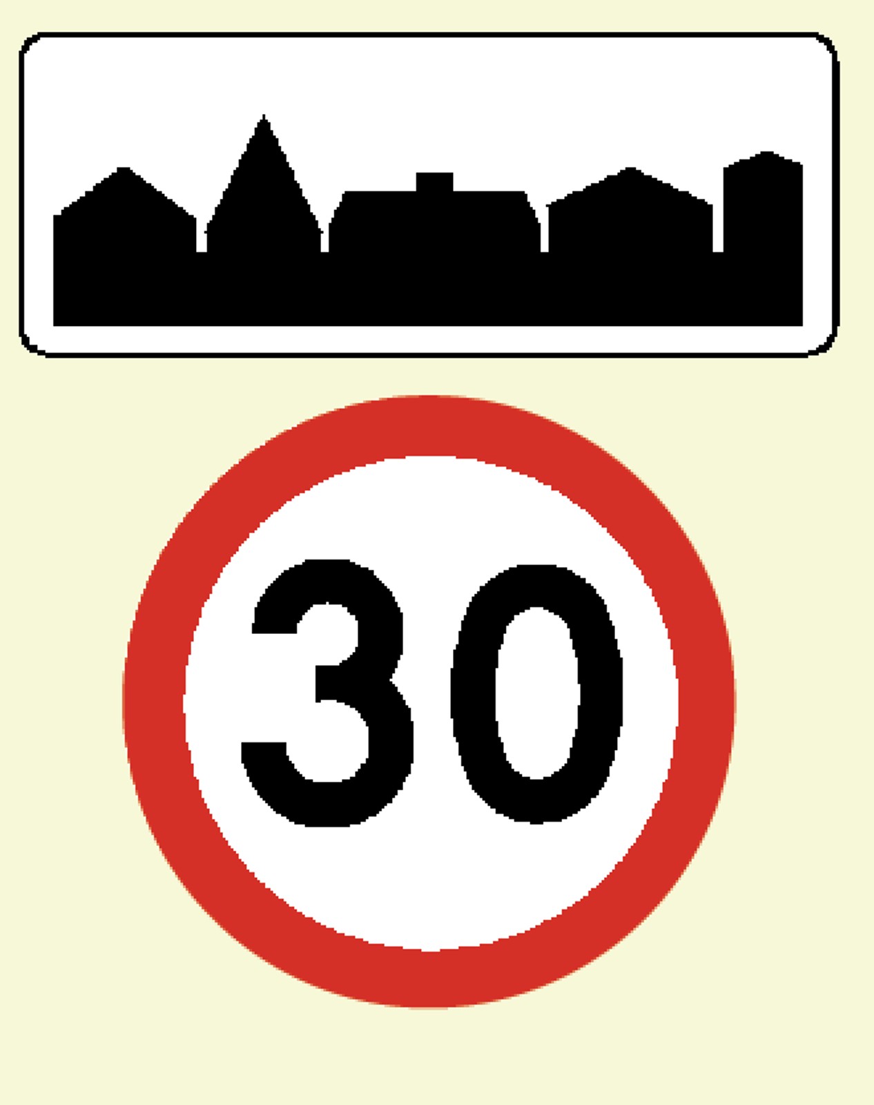 Ograniczenie prędkości pod znakiem D-42