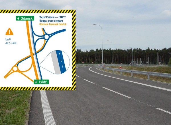 Rusza remont A1. Cztery etapy i nowe niższe ograniczenie prędkości
