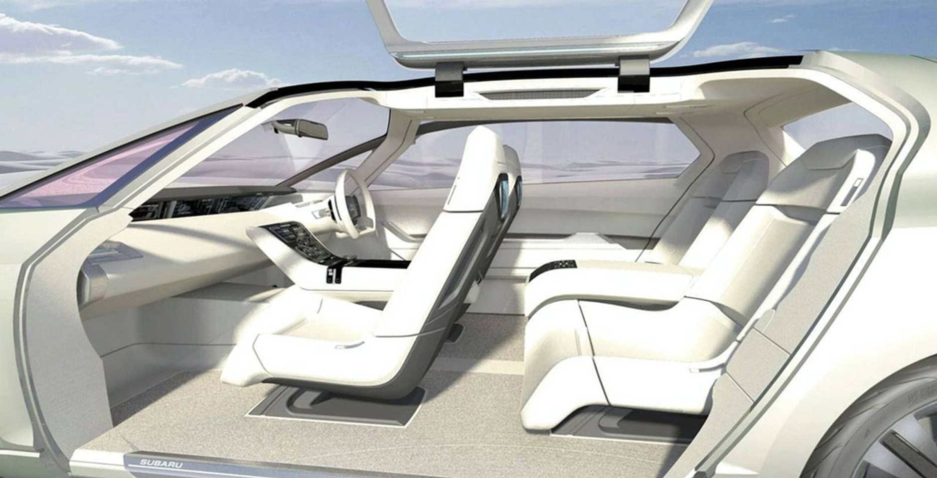 Subaru Hybrid Tourer Concept - Skrzydlate coupé