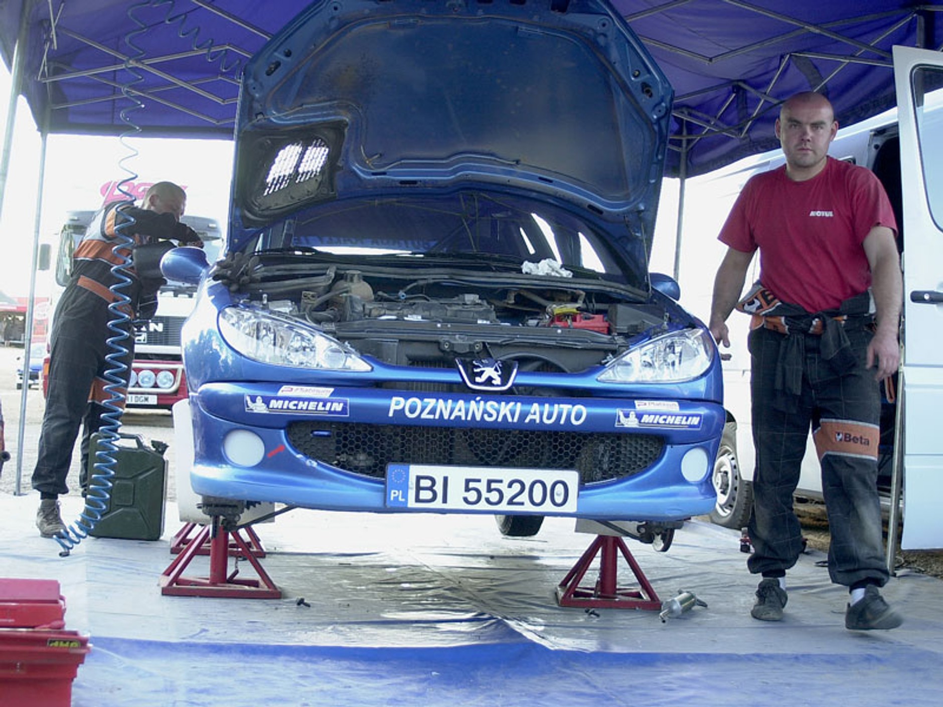 Rajd Polski 2007: wypadek Dudy, kurz i emocje (fotogaleria)