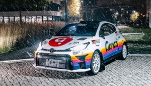 Jechałem na miejscu pilota rajdową Toyotą GR Yaris przed Barbórką