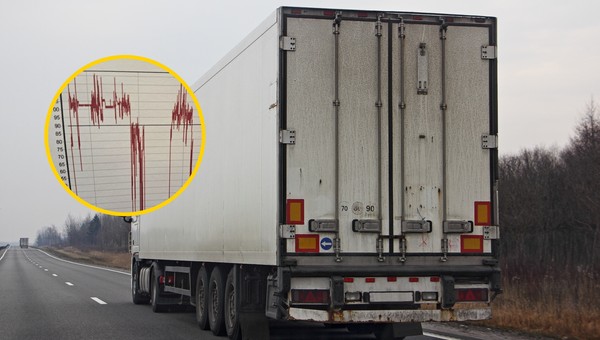 Zbyt szybka ciężarówka — zdj. ilustracyjne