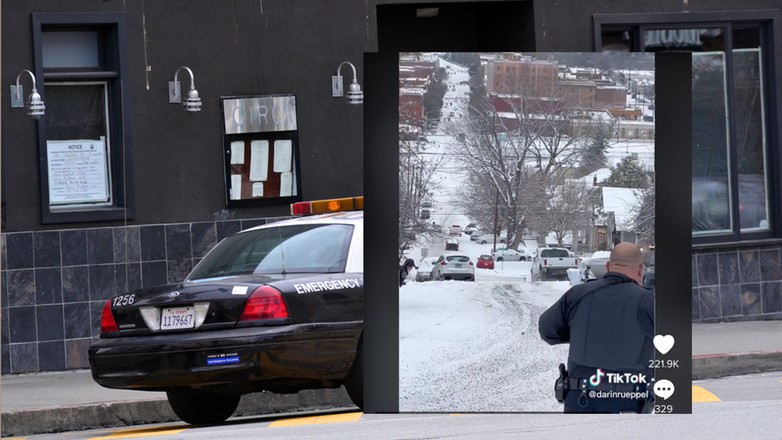 W jednym z miast w USA policyjny samochód spowodował efekt domina i doprowadził do uszkodzenia kilku pojazdów