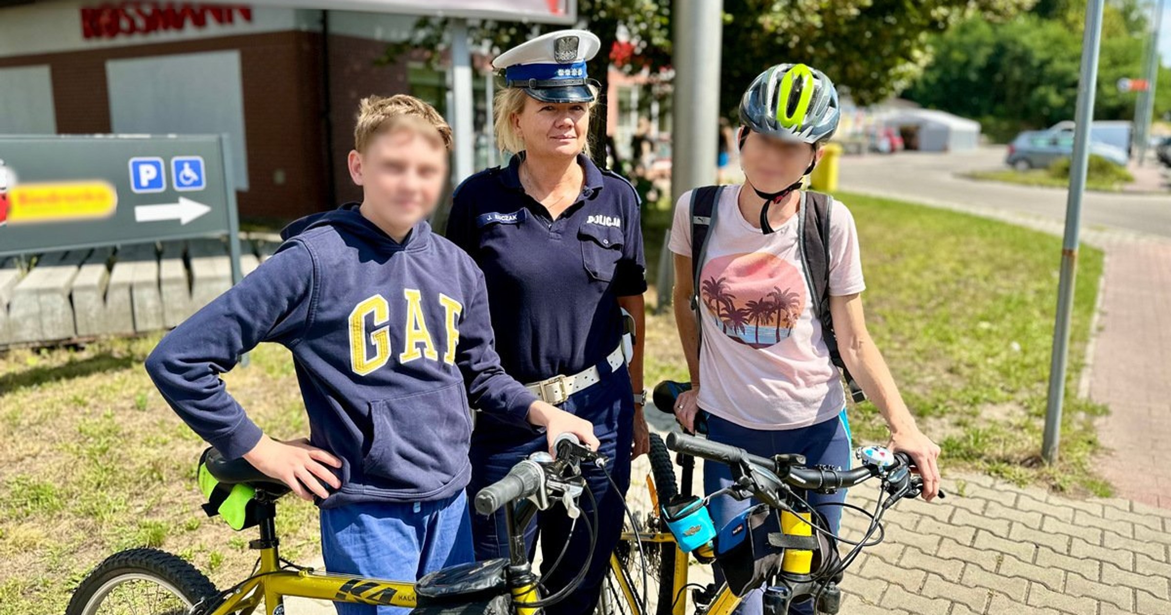Policjanci prowadzili działania w całym mieście. Nie chodziło o kierowców