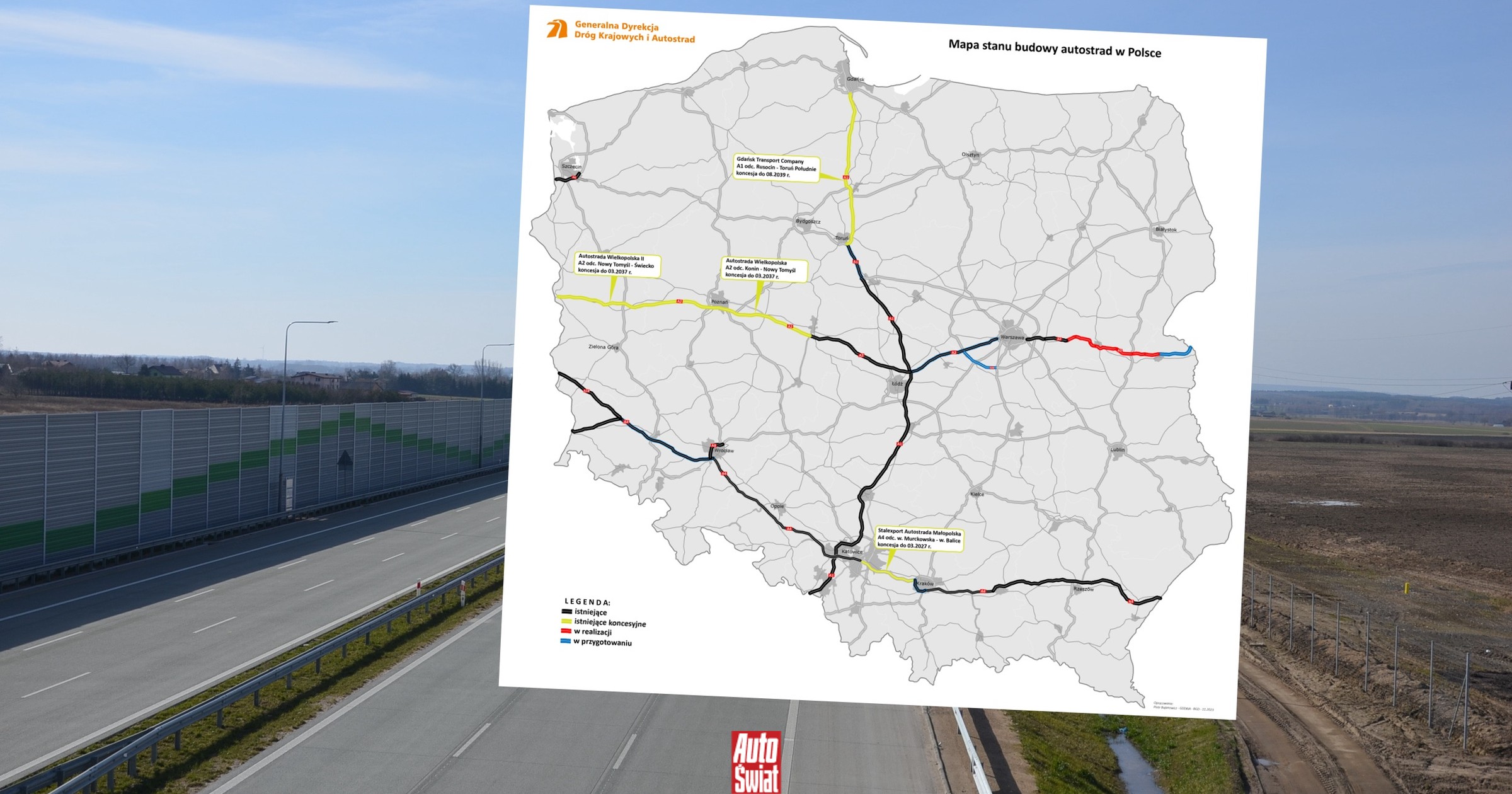 Autostrady w Polsce. Na które odcinki mogą jeszcze liczyć kierowcy? [MAPA]
