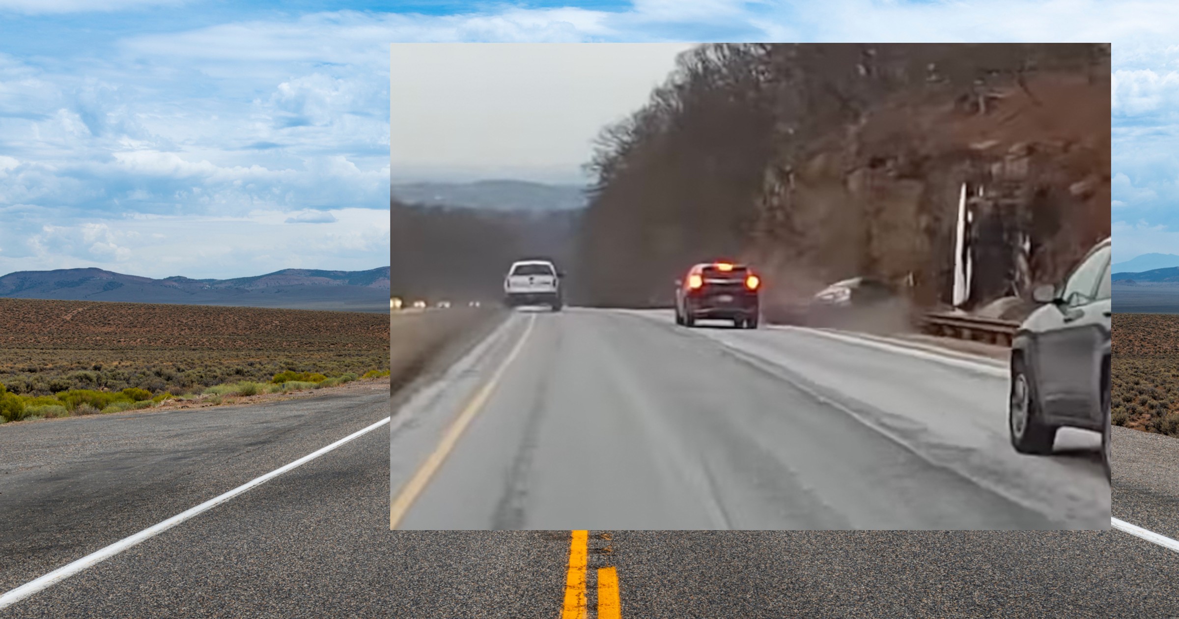 Wypadek na autostradzie w USA