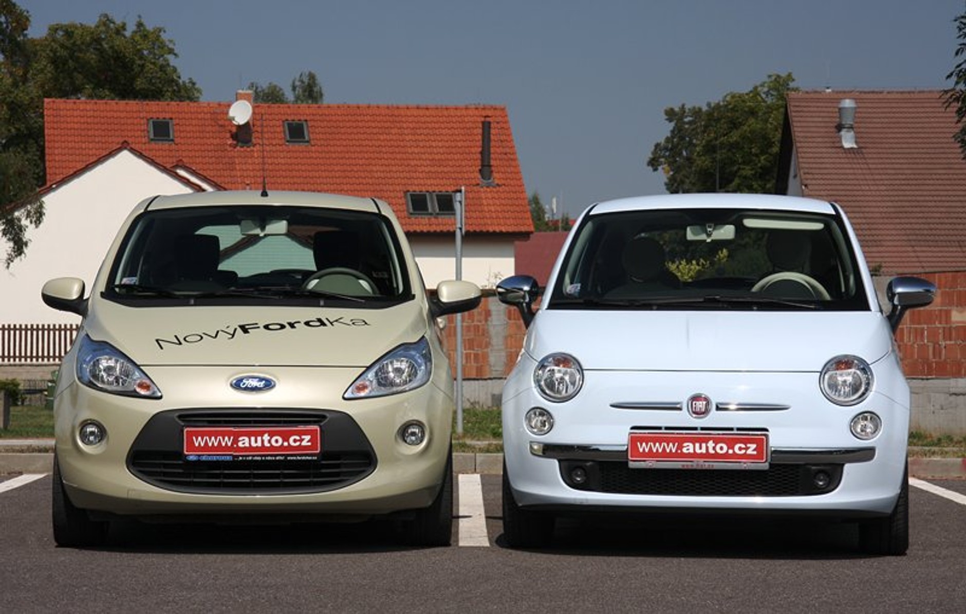 Test: Fiat 500 1,2 (51 kW) vs. Ford Ka 1,2 (51 kW) – Malá piva
