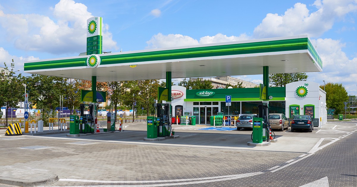 Nowoczesna stacja BP
