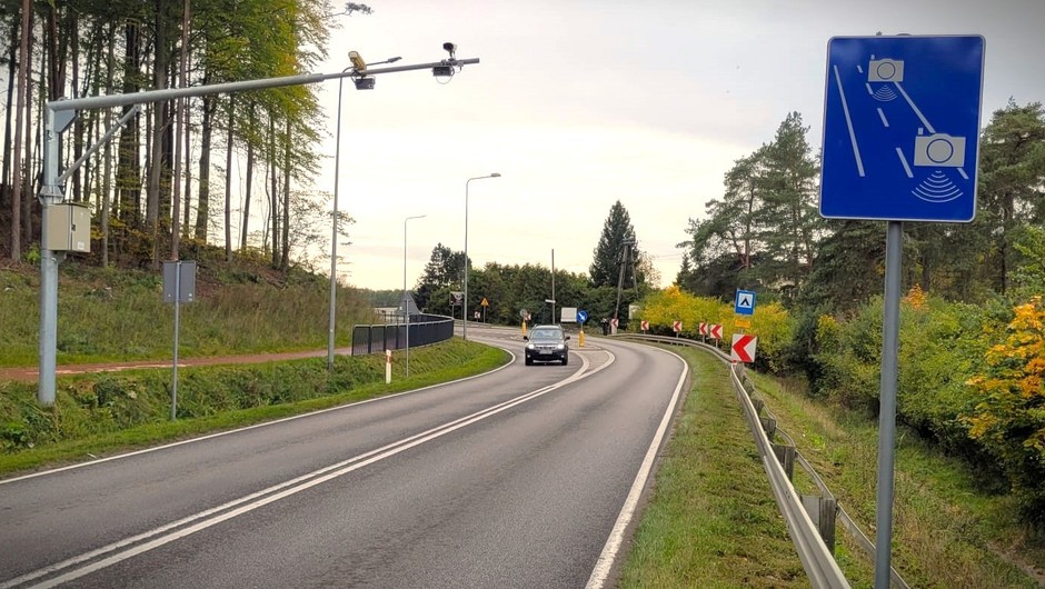 Odcinkowy pomiar prędkości w Borowie na DW 211