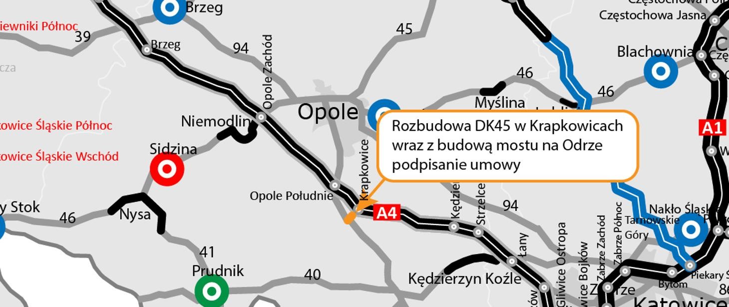 Będzie nowy most na Odrze. Rozbudują drogę krajową DK45 po powodzi