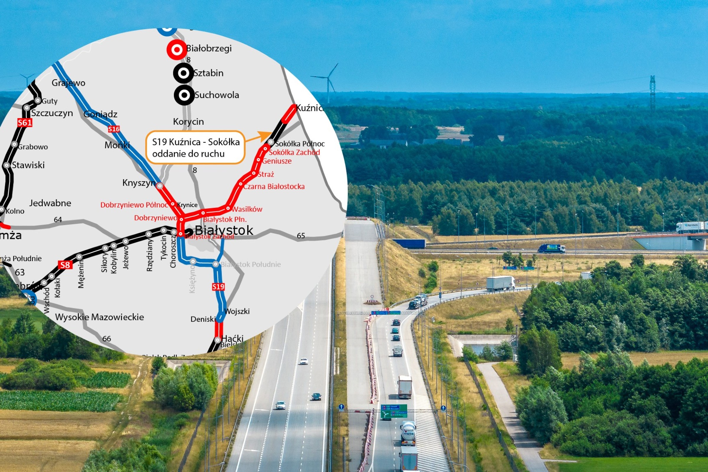 Nowy odcinek S19 na nowy rok. To dopiero początek, bo w 2026 r. GDDKiA otworzy ich kilka