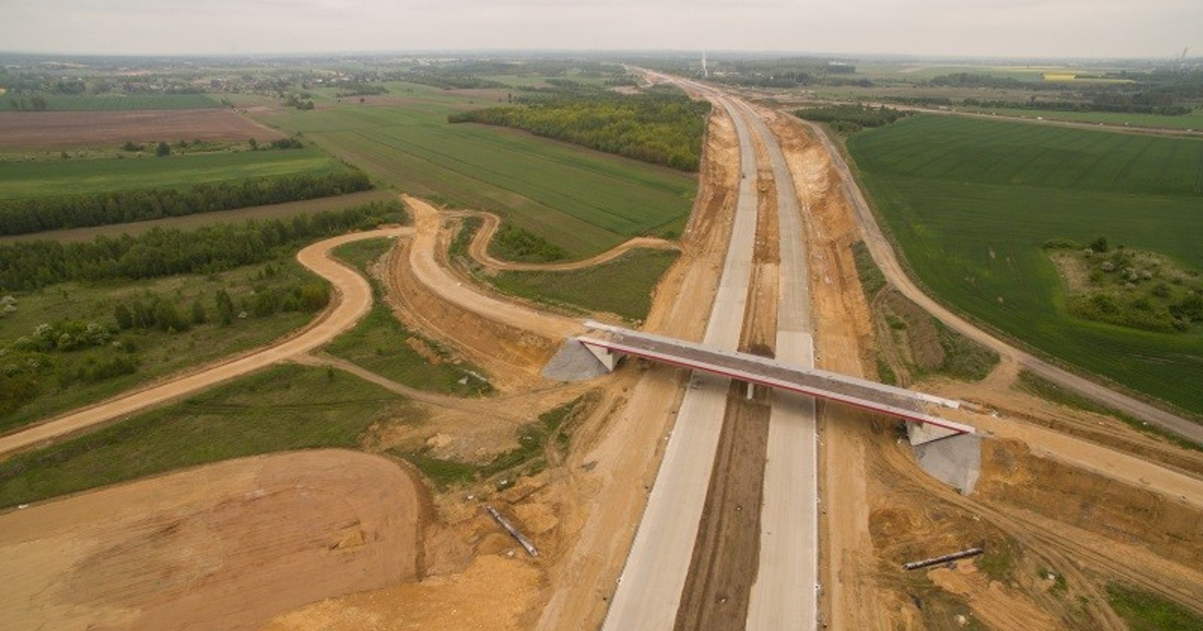 Autostrada A1 w okolicach Częstochowy