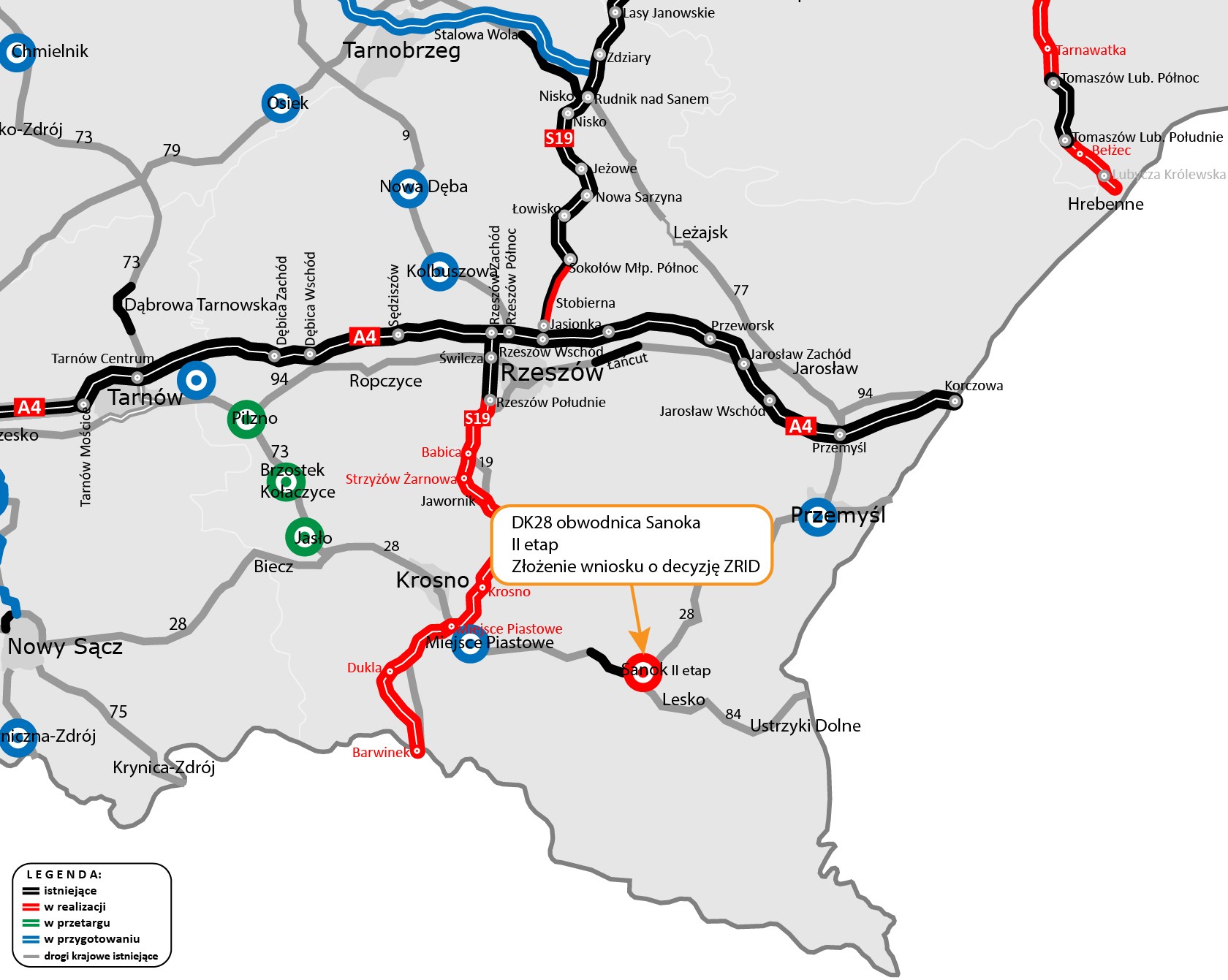 Obwodnica Sanoka w ciągu drogi krajowej nr 28
