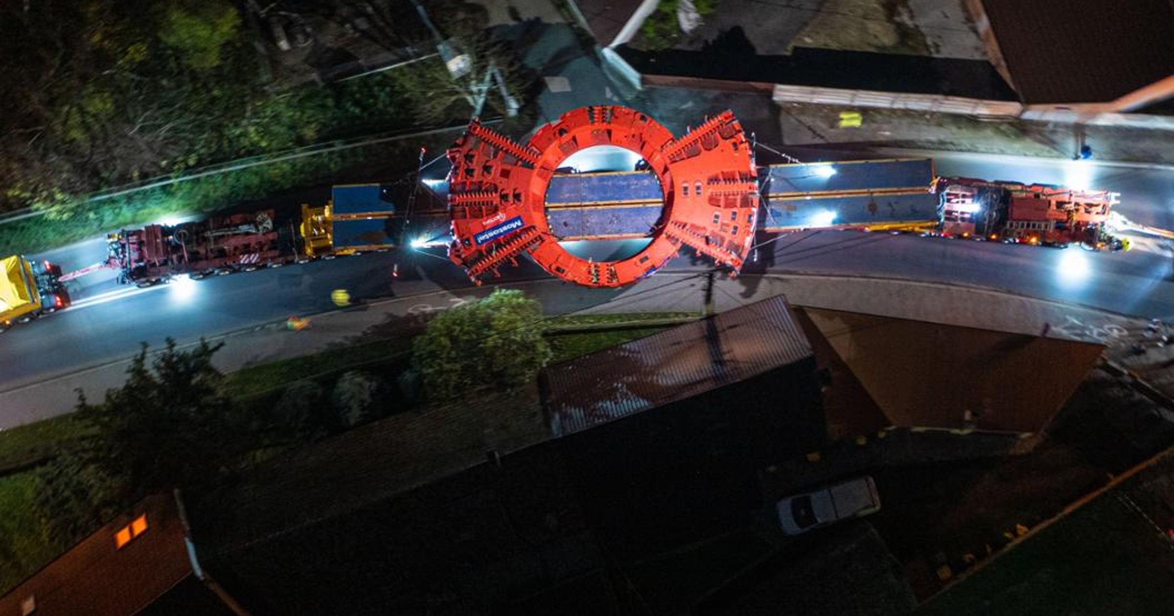 Transport maszyny TBM