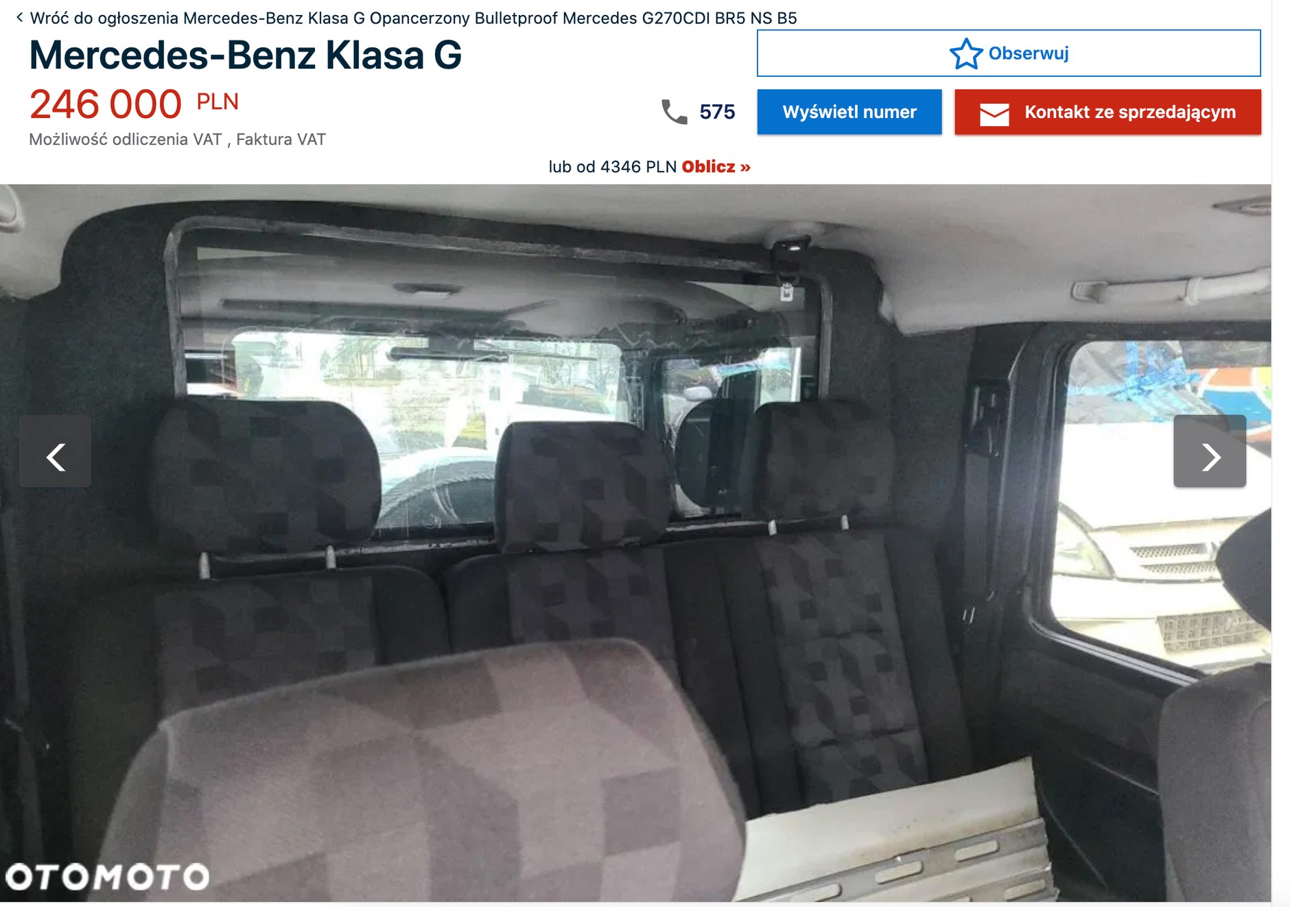 Tanie używane auta opancerzone