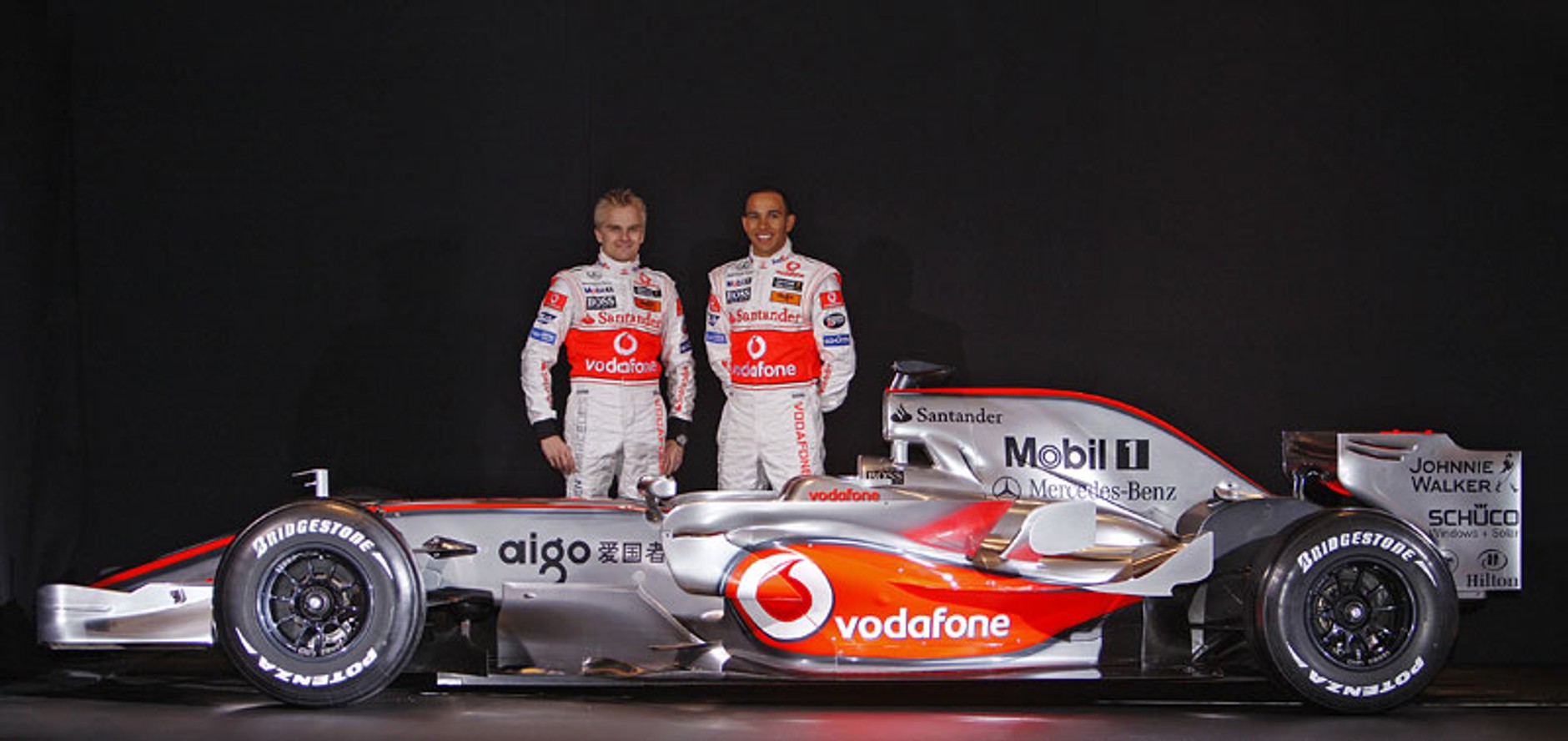 Vodafone McLaren-Mercedes w 2008 roku (historia, prezentacja)