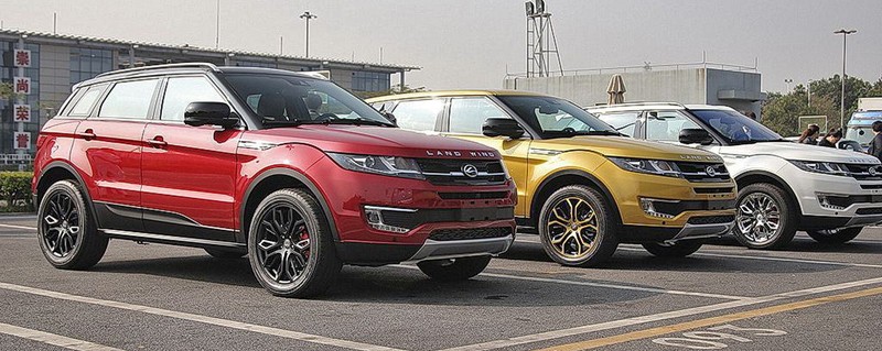 Chińska kopia Range Rovera Evoque