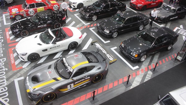 Mercedes podczas Poznań Motor Show