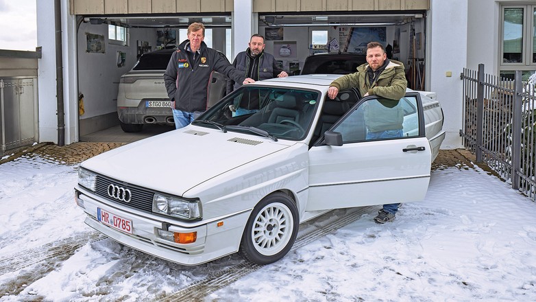 Odbudowane Audi quattro Waltera Röhrla