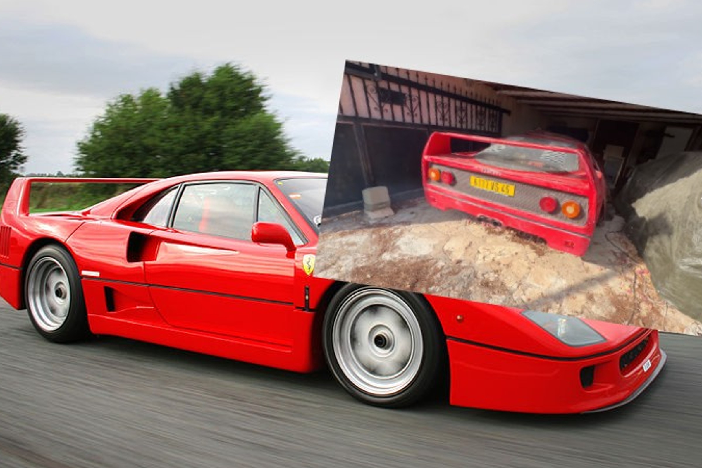 Ferrari F40 odnalezione w Mapach Google? YouTuber ruszył tropem odkrycia