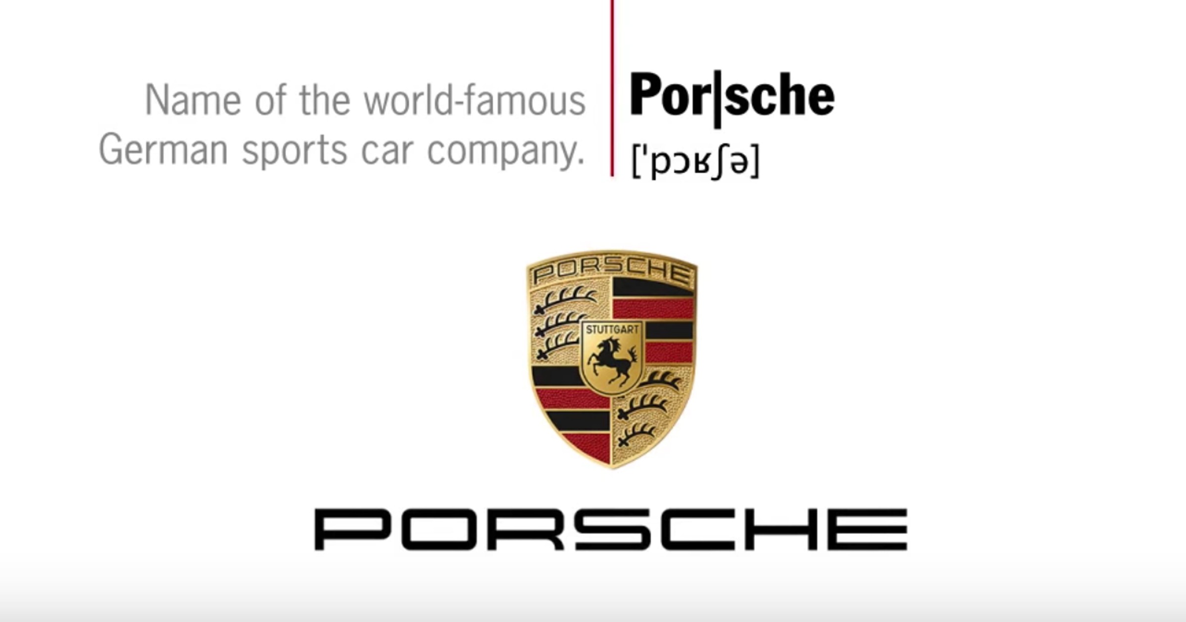 Jak prawidłowo wymawiać nazwę Porsche?