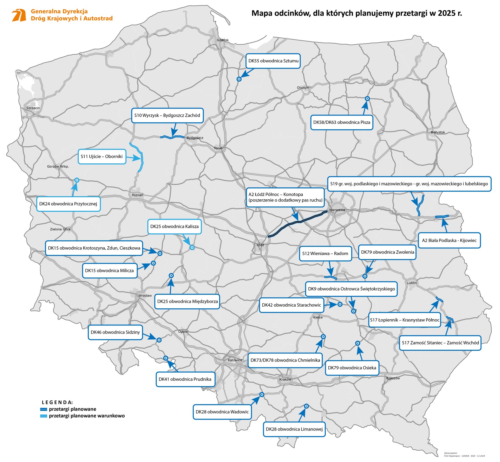Nowe drogi 2025 r. zapowiedzi