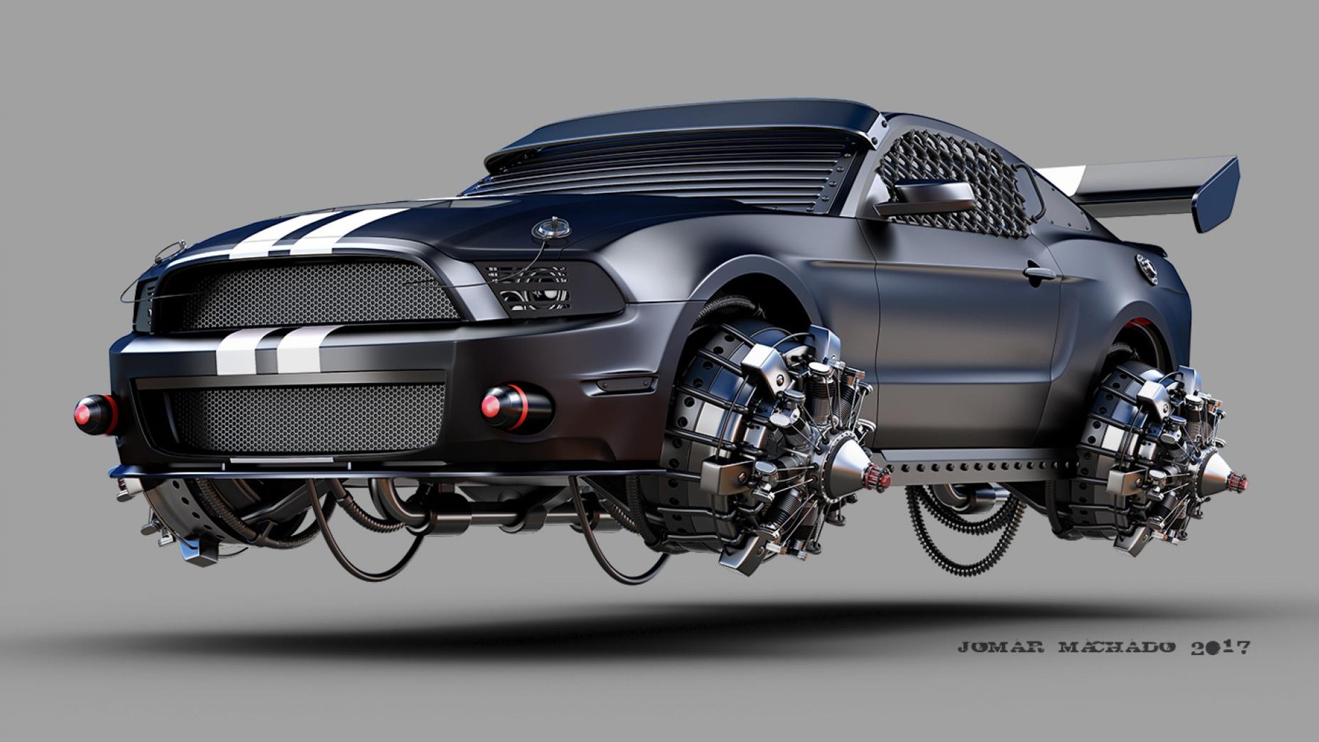 Wizje postapokaliptycznych samochodów