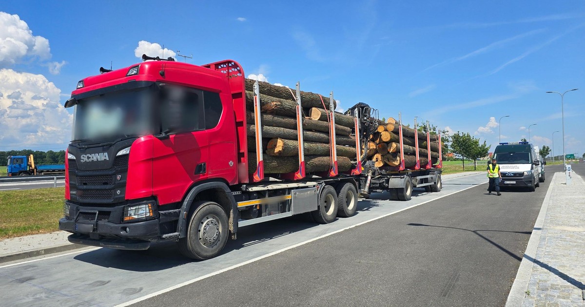 Transport o masie 57 ton