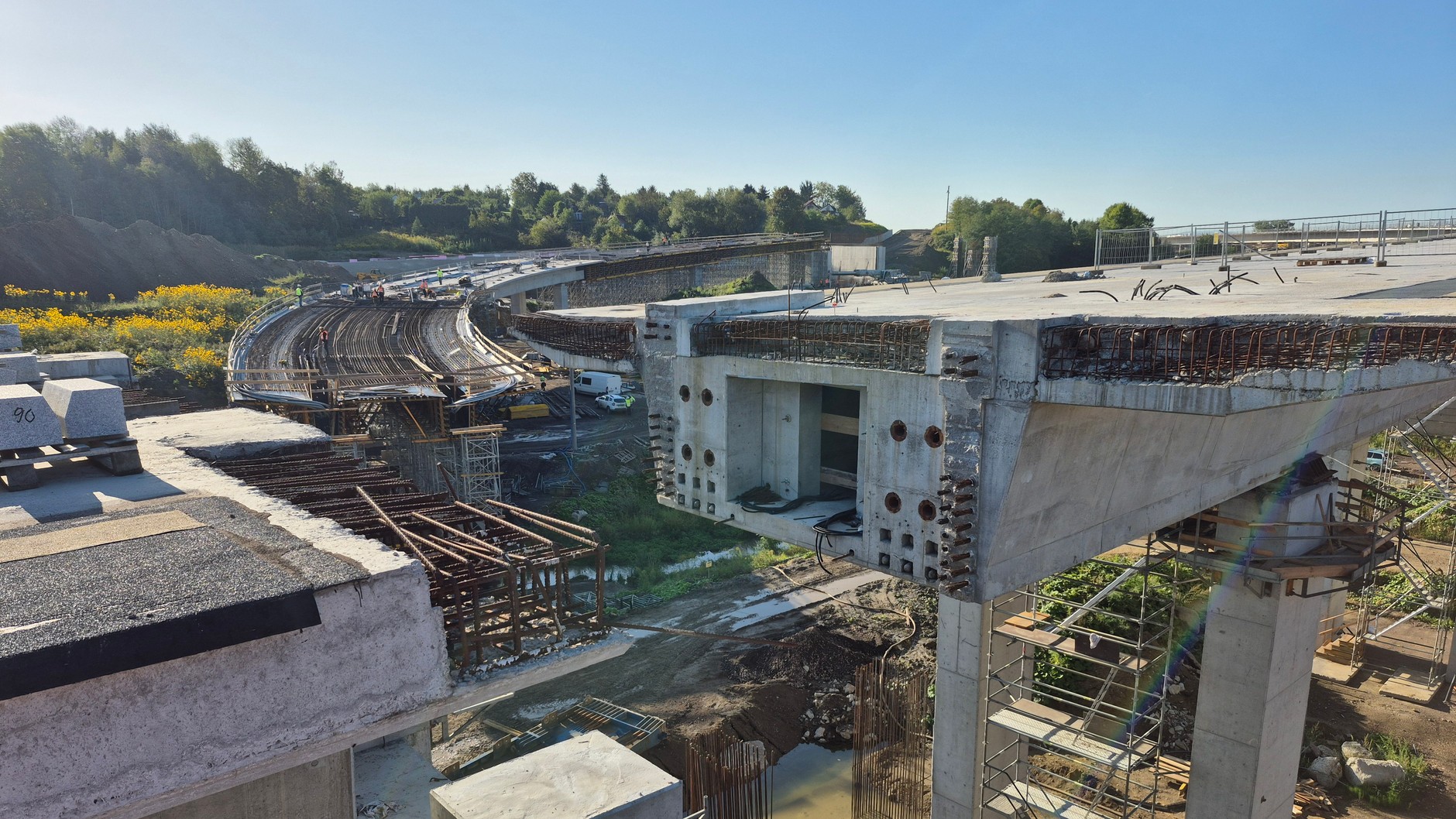 Estakada na węźle Mistrzejowice