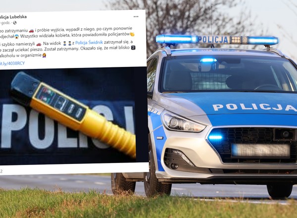 Z tym Audi było coś nie tak. Gdy kierowca wysiadł, wszystko stało się jasne