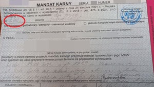 Pieszy wpadł pod auto. Policja ukarała go srogim mandatem