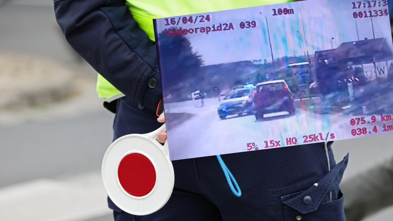 Pościg zakończył się na stacji benzynowej