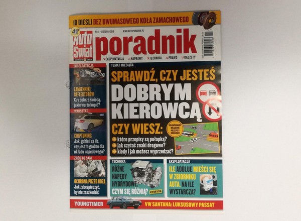 Auto Świat Poradnik 11/2018 już w kioskach
