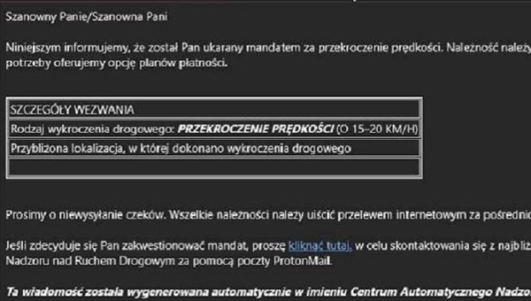 Kierowcy dostają fałszywe mandaty. Na to trzeba zwrócić uwagę