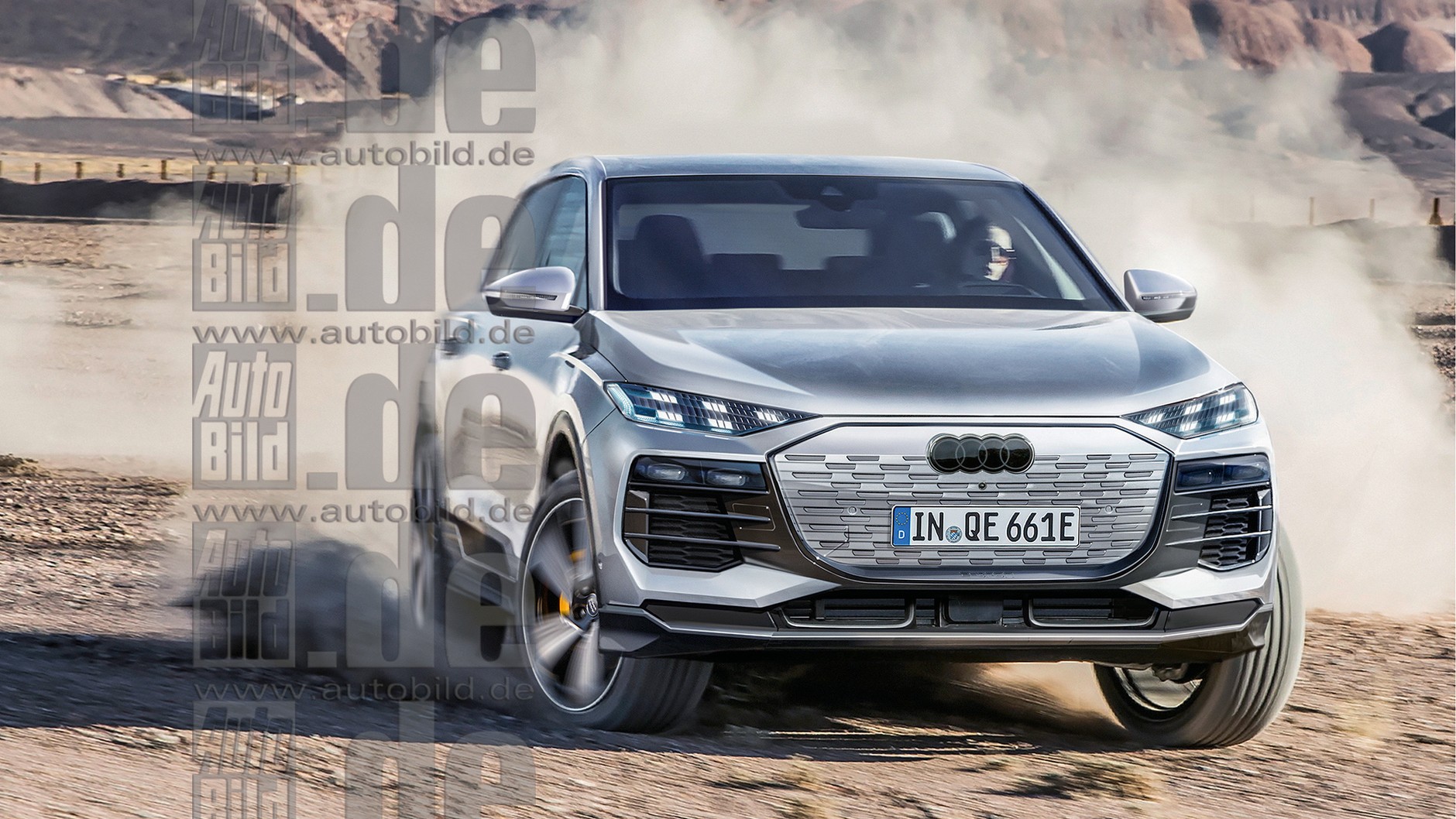 Audi Q6 e-tron: typowy dla Audi grill Singleframe znajdzie się także w samochodzie elektrycznym, ale tu będzie zamknięty