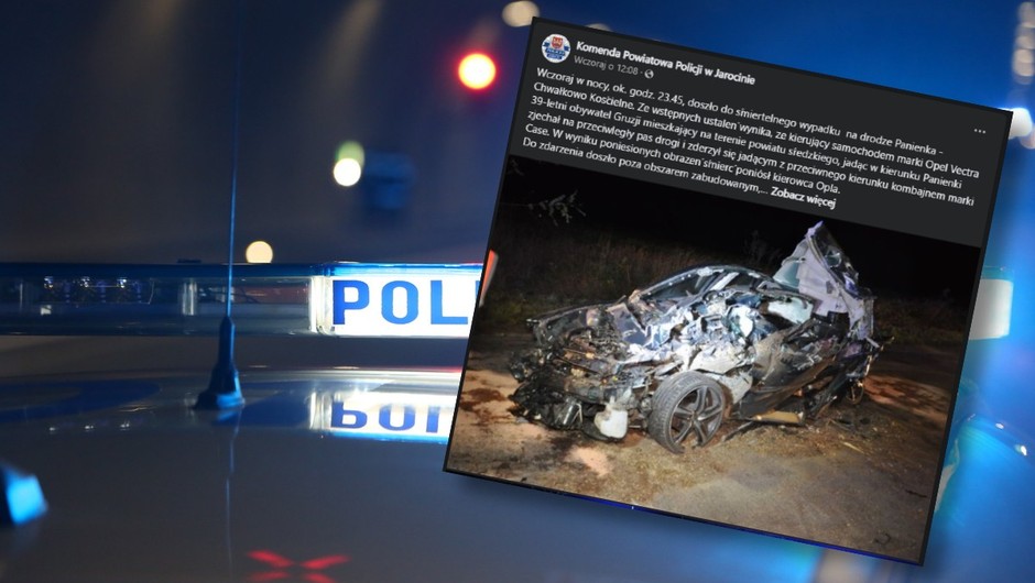 Wypadek kombajn