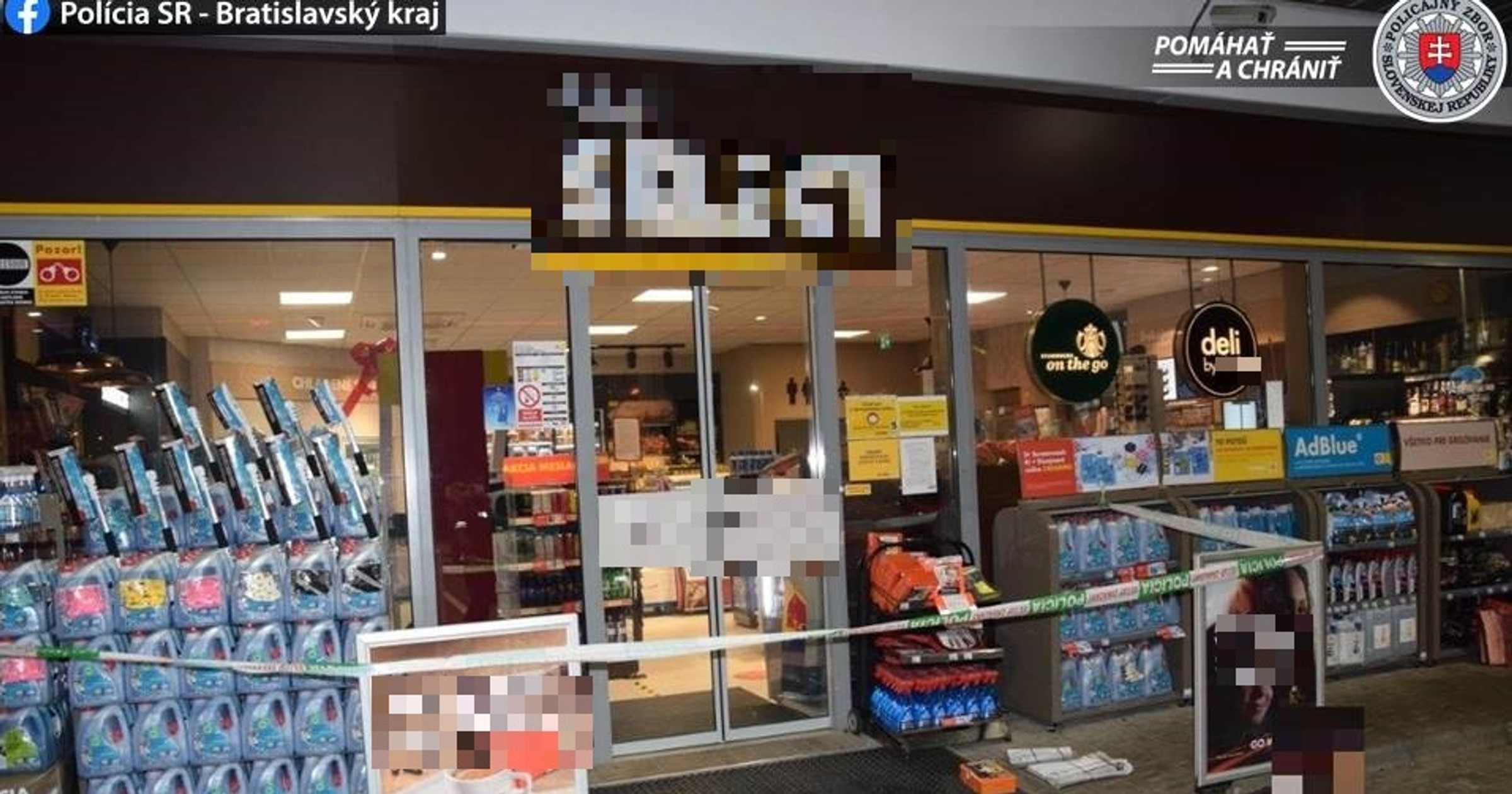 Niecodzienny napad na stację