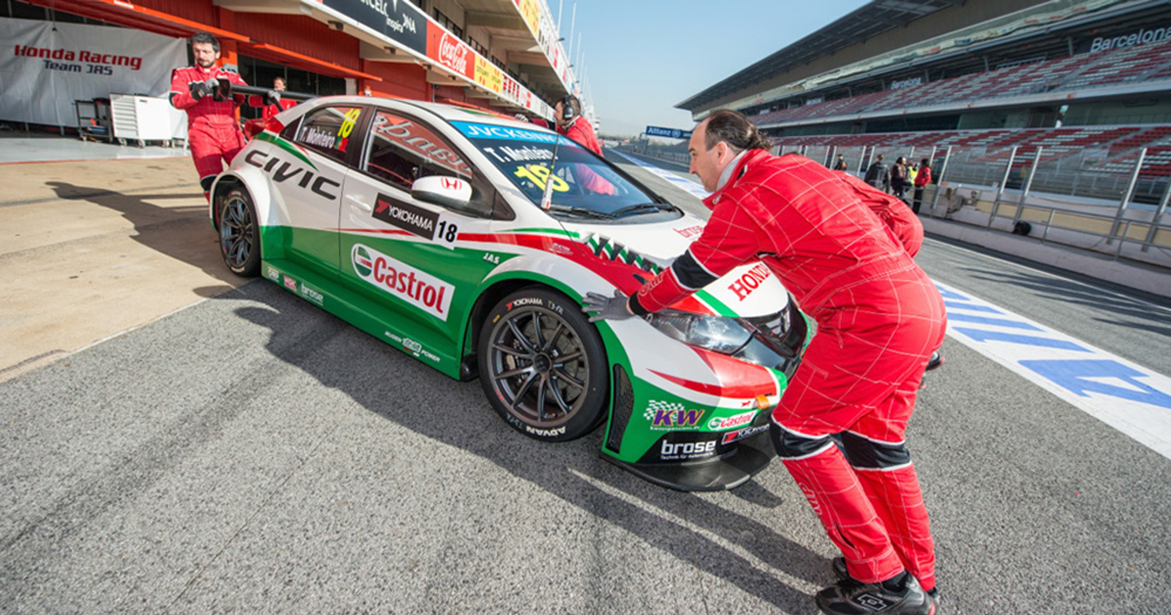 Przedsezonowe testy Castrol Honda WTCC